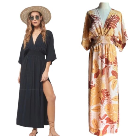 Anthropologie | L Space Sungazer Dress Tropical Print S - Picture 1 of 10